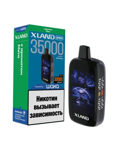 Электронная сигарета WAKA 35000 Xland SPIKE (SP35k-002 Мята)