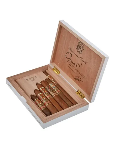 Набор сигар FFOX Fuente Fuente Opus X 6 Set Cigars Macassar Ebony