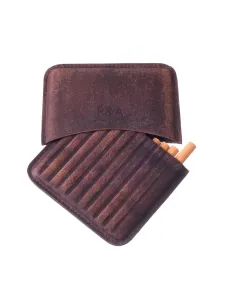 Сигаретница P&A на 10 штук, натуральная буйволиная кожа - купить в интернет-магазине Havana Smoke