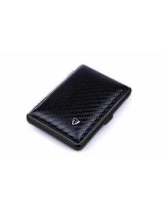 Портсигар Stoll на 14 сигарет, натуральная кожа, Карбон - купить в интернет-магазине Havana Smoke