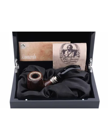 Трубка SER JACOPO Leonardo da Vinci Bent в шкатулке S014-1
