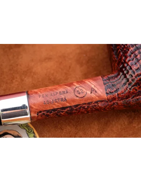 Трубка SER JACOPO S2 Blast Silver S552-1