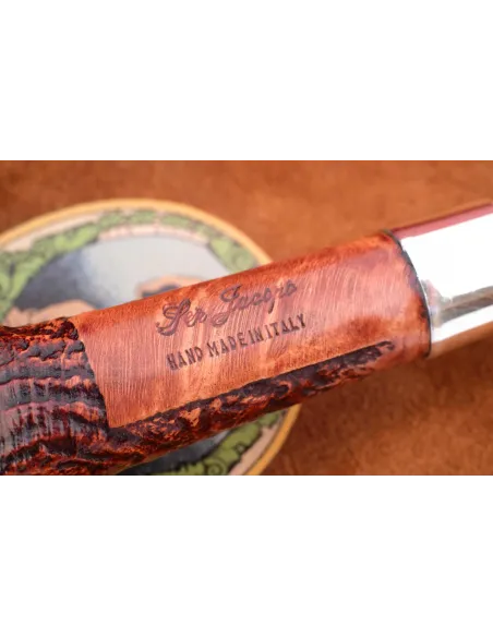 Трубка SER JACOPO S2 Blast Silver S552-1