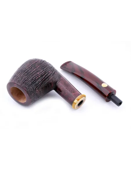 Трубка Mastro de Paja Pettinata Classica с цветным кольцом M451-3