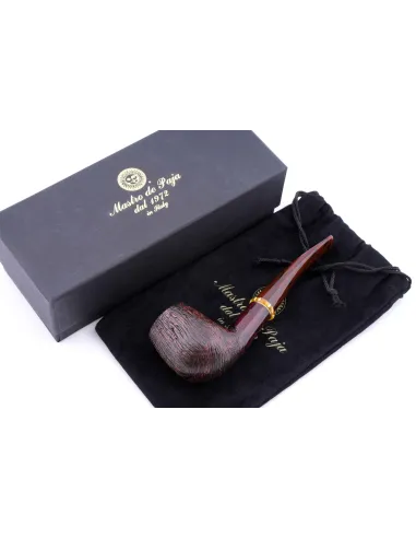 Трубка Mastro de Paja Pettinata Classica с цветным кольцом M451-3