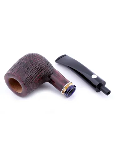 Трубка Mastro de Paja Pettinata Classica с цветным кольцом M451-4