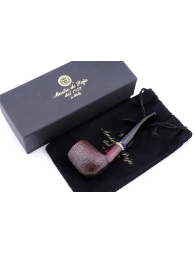 Трубка Mastro de Paja Pettinata Classica с цветным кольцом M451-4