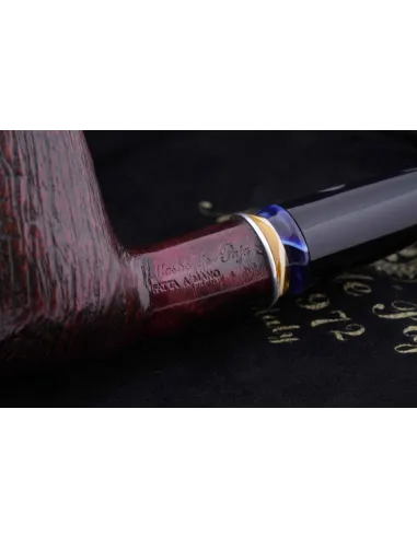 Трубка Mastro de Paja Pettinata Classica с цветным кольцом M451-4