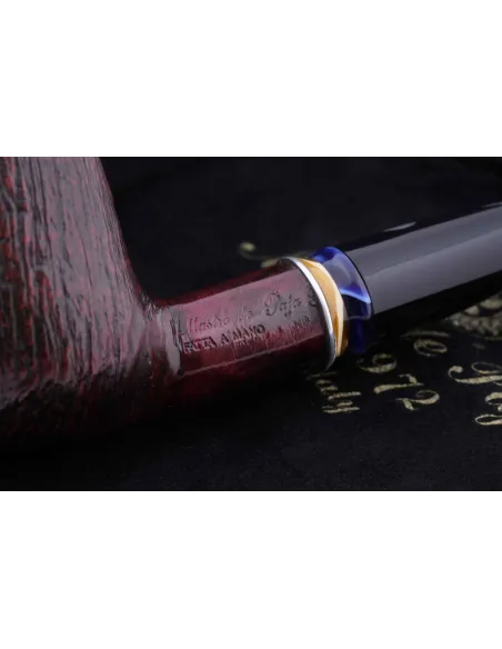 Трубка Mastro de Paja Pettinata Classica с цветным кольцом M451-4