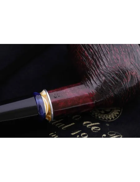 Трубка Mastro de Paja Pettinata Classica с цветным кольцом M451-4