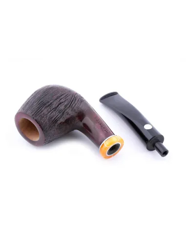 Трубка Mastro de Paja Pettinata Classica с цветным кольцом M451-5