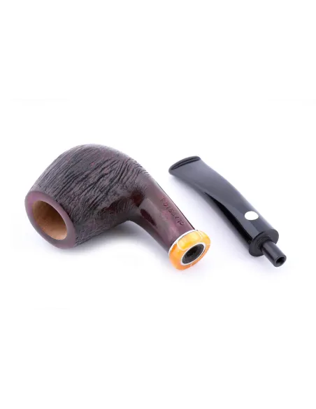 Трубка Mastro de Paja Pettinata Classica с цветным кольцом M451-5