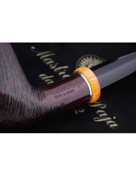 Трубка Mastro de Paja Pettinata Classica с цветным кольцом M451-5