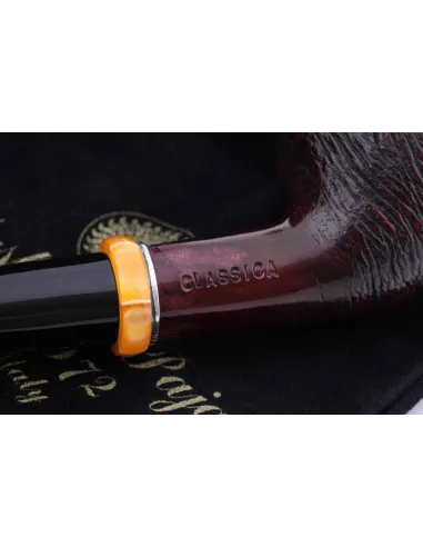 Трубка Mastro de Paja Pettinata Classica с цветным кольцом M451-5