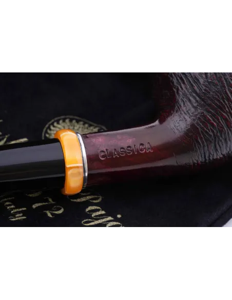 Трубка Mastro de Paja Pettinata Classica с цветным кольцом M451-5