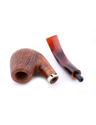 Трубка Mastro de Paja Pettinata Classica с цветным кольцом M451-7