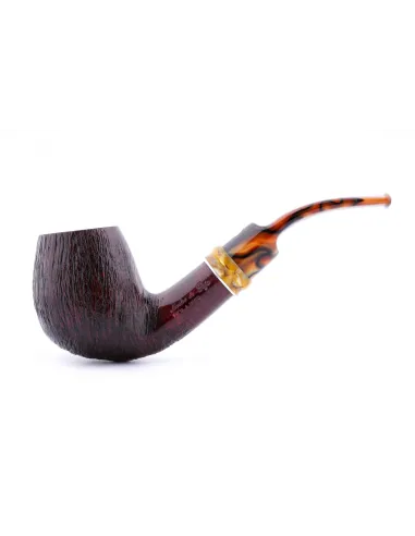 Трубка Mastro de Paja Pettinata Classica с цветным кольцом M451-8