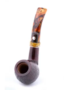 Трубка Mastro de Paja Pettinata Classica с цветным кольцом M451-8 2