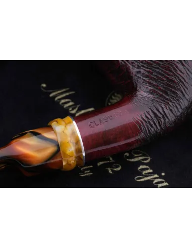 Трубка Mastro de Paja Pettinata Classica с цветным кольцом M451-8