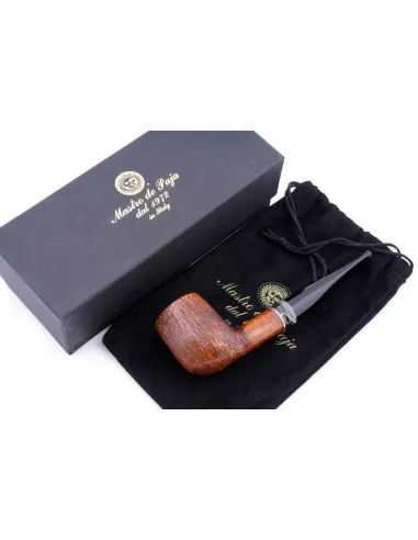 Трубка Mastro de Paja Pettinata Classica с цветным кольцом M451-10