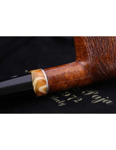 Трубка Mastro de Paja Pettinata Classica с цветным кольцом M451-11