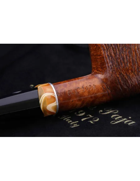 Трубка Mastro de Paja Pettinata Classica с цветным кольцом M451-11