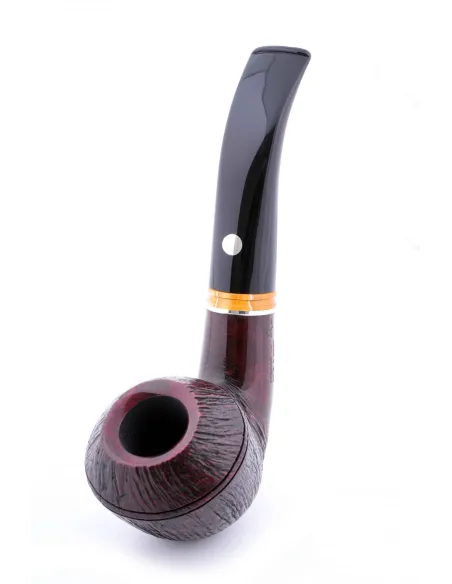 Трубка Mastro de Paja Pettinata Classica с цветным кольцом M451-12