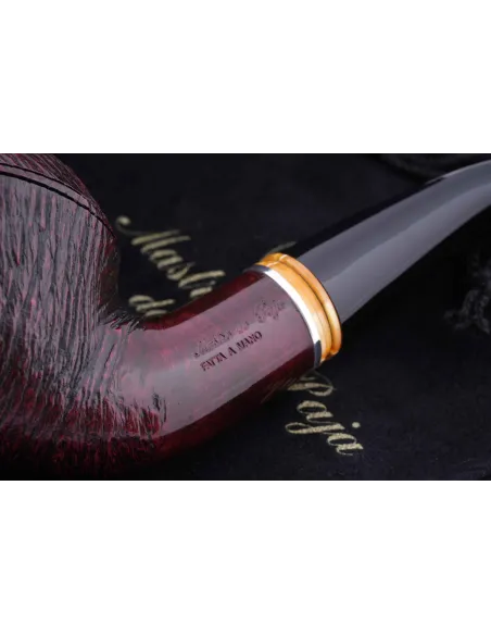 Трубка Mastro de Paja Pettinata Classica с цветным кольцом M451-12