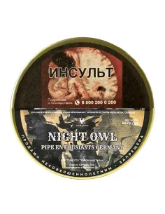 Табак HU-Tobacco - Pipe Enthusiasts Germany - Night Owl (50 гр)