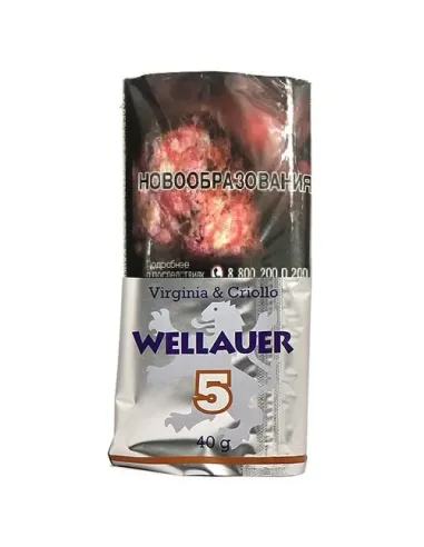 Табак Wellauer - №5 Virginia & Criollo (кисет 40 гр)