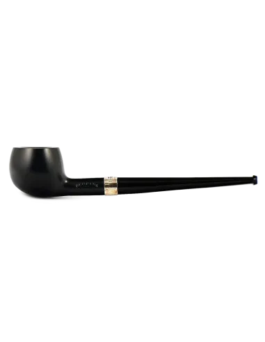 трубка Peterson Junior Ebony - Silver Mounted Straight Apple (без фильтра)