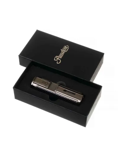 Зажигалка сигарная Passatore, 5-струйное пламя, карбон