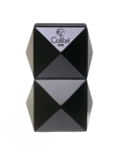 Зажигалка настольная Colibri Quasar, тройное турбопламя, Черный лак Royal