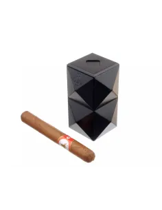 Зажигалка настольная Colibri Quasar, тройное турбопламя, Черный лак Royal 2