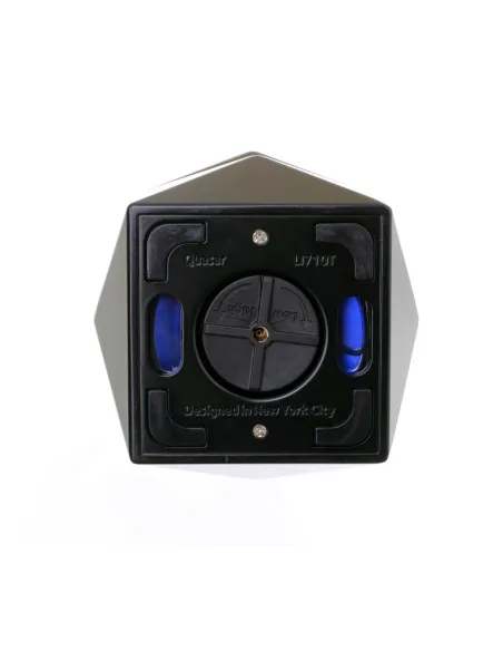 Зажигалка настольная Colibri Quasar, тройное турбопламя, Черный лак Royal