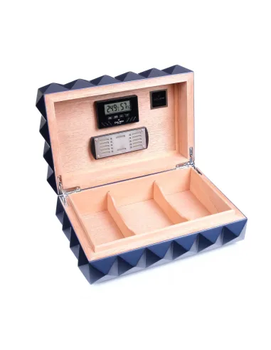 Хьюмидор Colibri Quasar на 40 сигар, Синий лак Navy