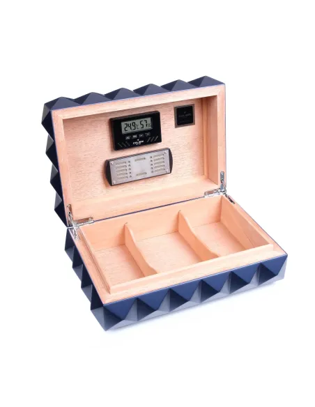 Хьюмидор Colibri Quasar на 40 сигар, Синий лак Navy