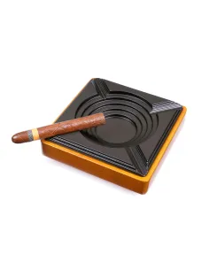 Пепельница сигарная Passatore на 4 сигары, дерево и алюминий 2