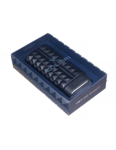 Чехол сигарный Colibri Quasar, телячья кожа и кедр, Черный