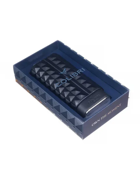 Чехол сигарный Colibri Quasar, телячья кожа и кедр, Черный