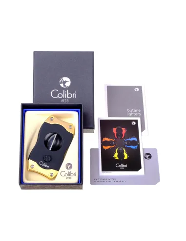 Гильотина Colibri V-cut, черная-золото