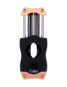 Гильотина Colibri V-cut, черная-розовое золото 2