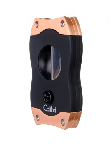 Гильотина Colibri V-cut, черная-розовое золото