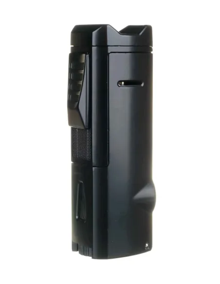 Зажигалка сигарная Passatore, тройное пламя, черная