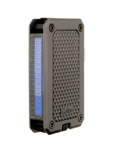 Зажигалка сигарная Colibri Rally, серый металлик