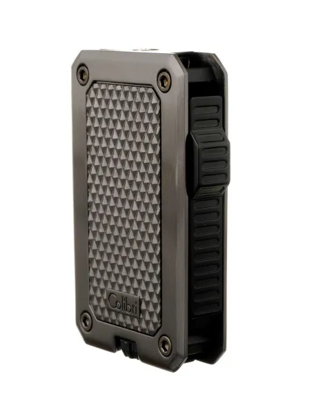 Зажигалка сигарная Colibri Rally, серый металлик