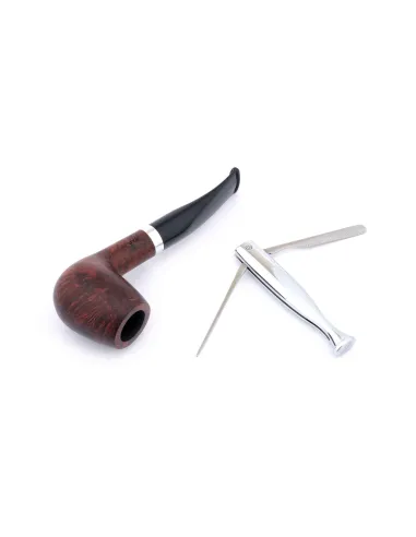 Тампер трубочный Passatore в подарочной упаковке, глянцевый хром (Германия)