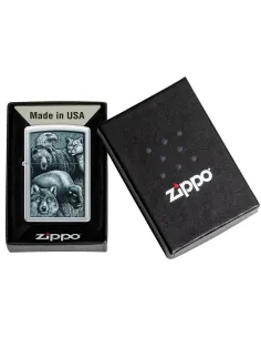 Зажигалка Zippo  46237 - Animal Kingdom - Satin Chrome™ 2