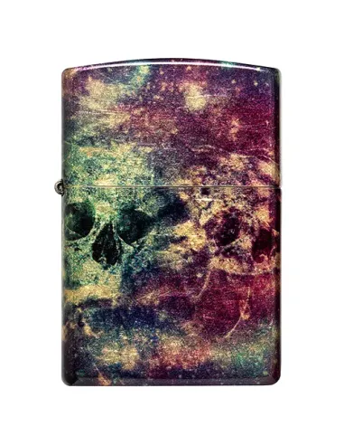 Зажигалка Zippo  46147 - Galaxy Skull - 540 Tumbled Brass