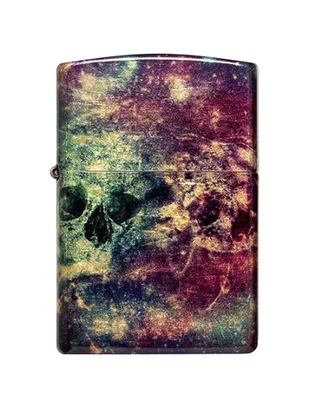 Зажигалка Zippo  46147 - Galaxy Skull - 540 Tumbled Brass